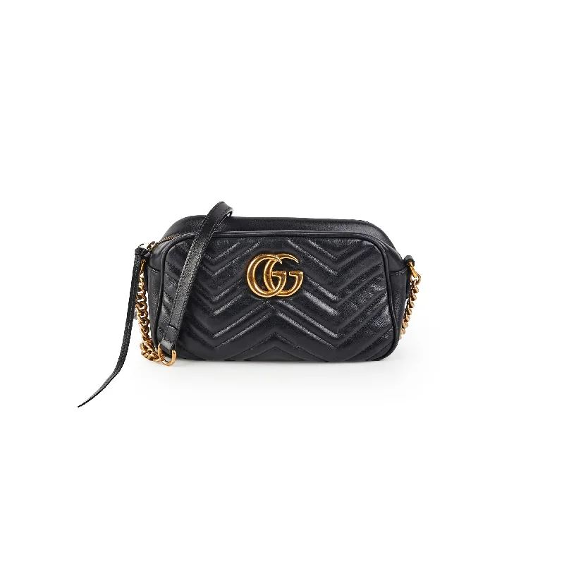 Gucci Marmont Camera Bag Small Black