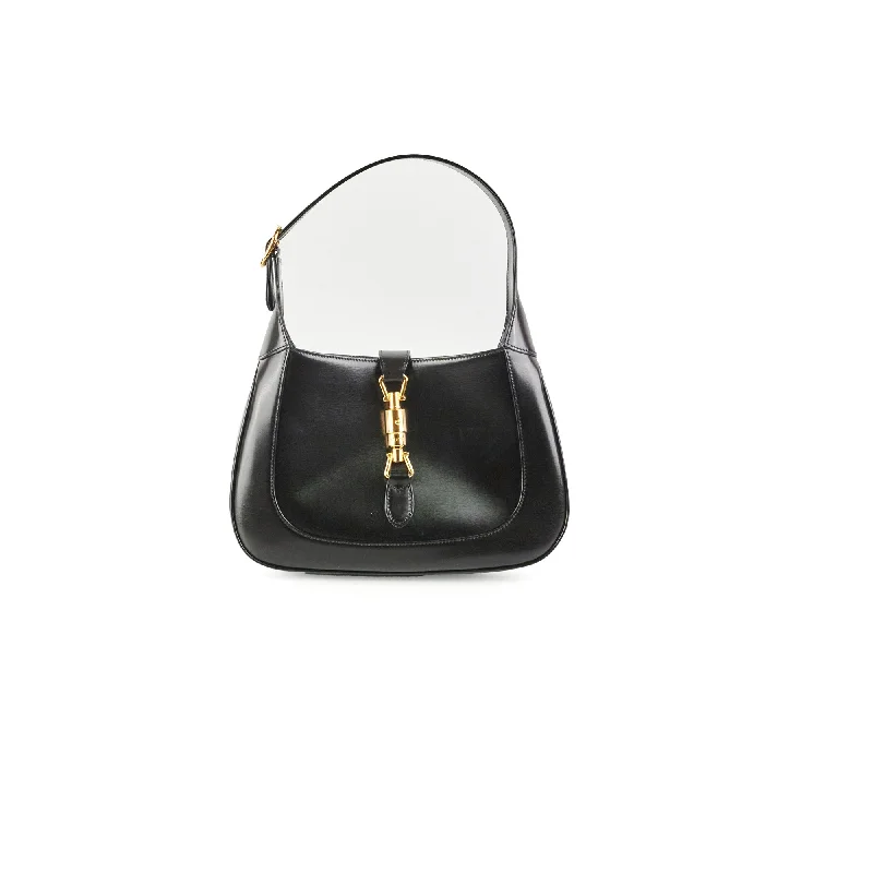 Gucci Jackie Small Black Leather Shoulder Bag