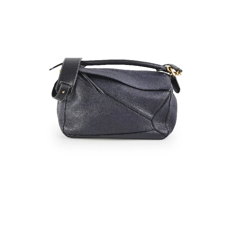 Loewe Puzzle Medium Navy Bag