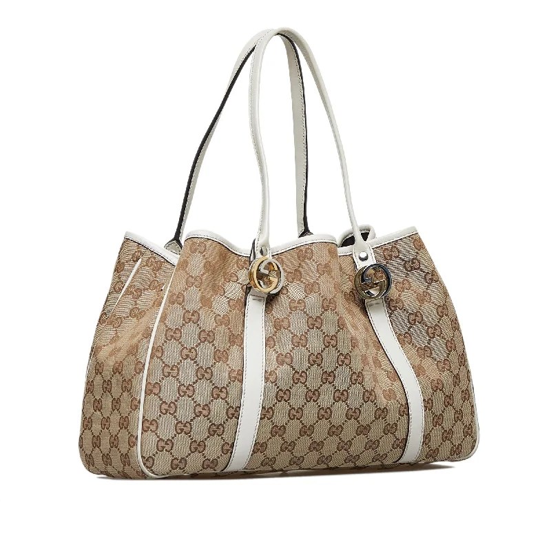 Gucci GG Canvas Twins Tote (SHG-5uIQ9f)