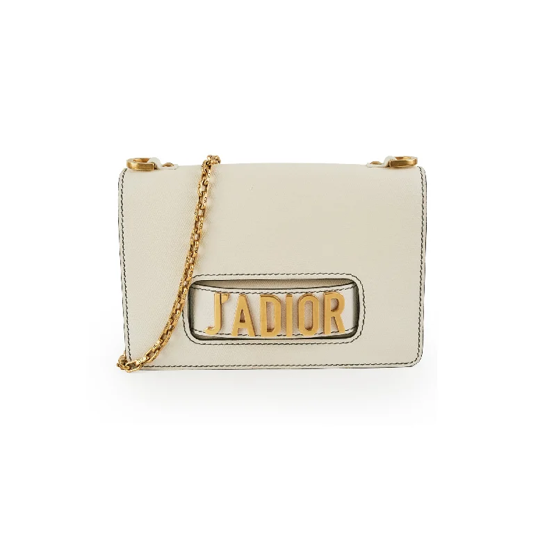 Christian Dior Ja'Dior Flap Bag Cream