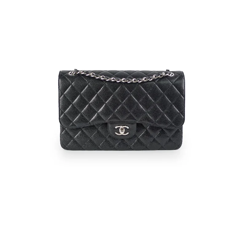 Chanel Jumbo Caviar Bag Black