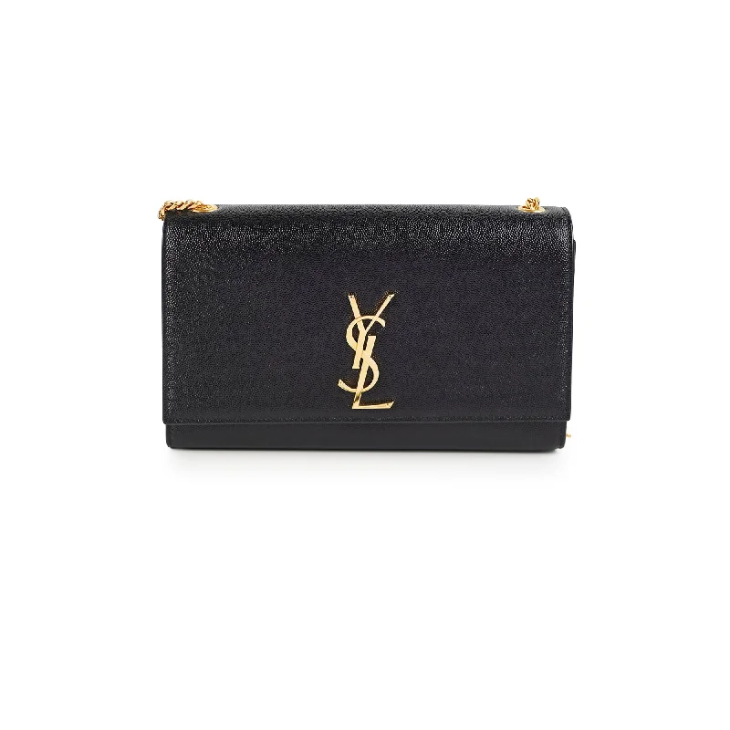 Saint Laurent Kate Medium Black Crossbody Bag