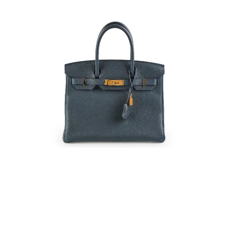 Hermes Birkin 30 GHW Vert Rousseau Togo -D Stamp