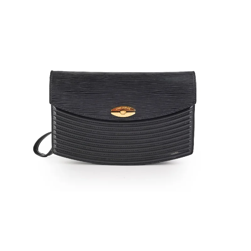 Louis Vuitton Vintage Clutch Epi Black