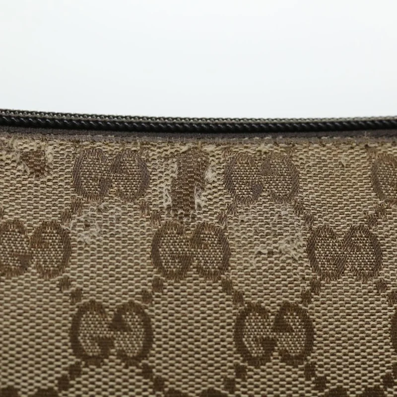 GUCCI GG Canvas Shoulder Bag Beige 145857  fm2595