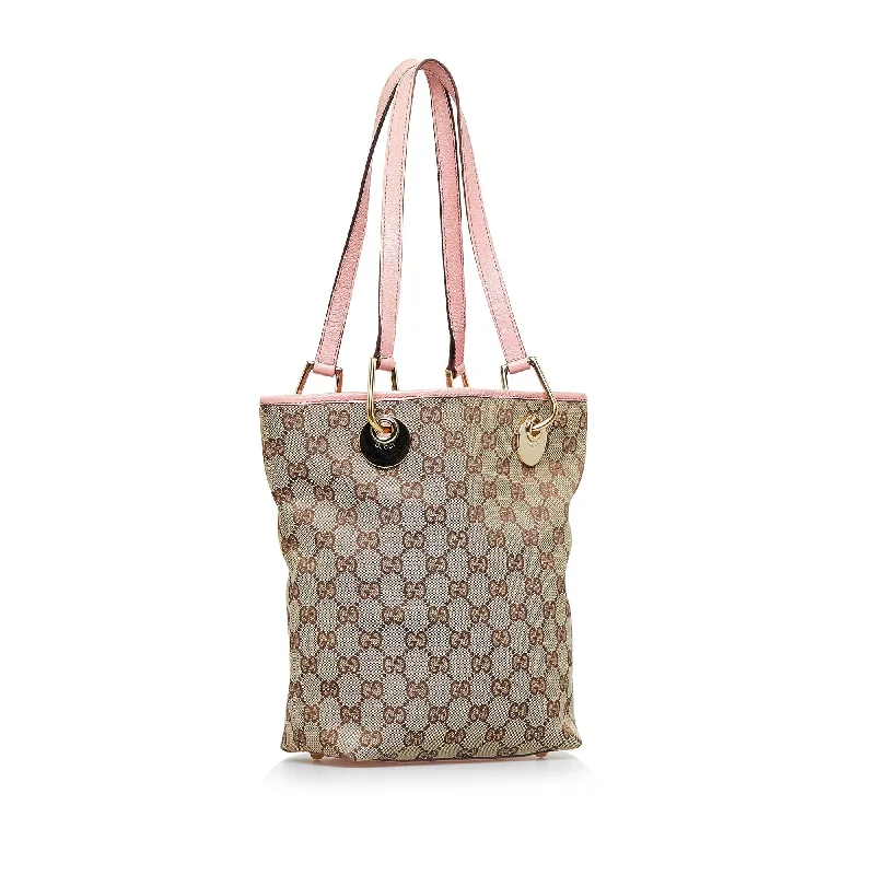 Gucci GG Canvas Eclipse Tote (SHG-Yam187)