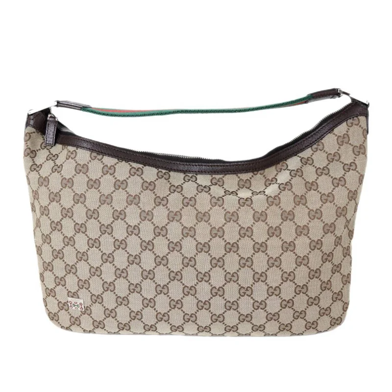 GUCCI Shoulder Bag Sherry Line GG Canvas