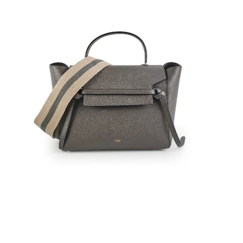 Celine Mini Belt Bag Dark Grey