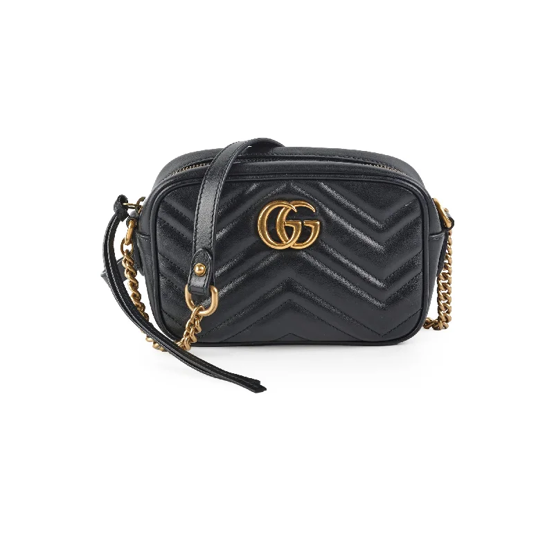 Gucci Marmont Mini Camera Bag Black