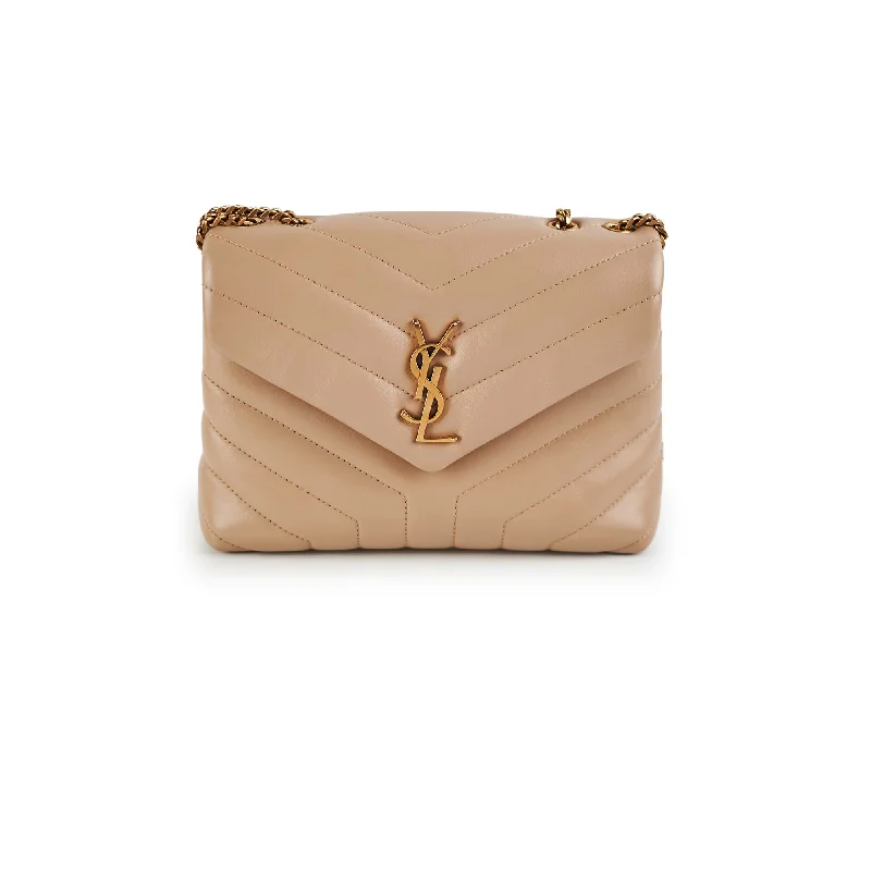 Saint Laurent Small Lou Lou Beige