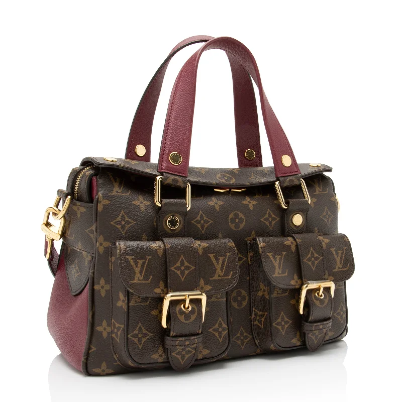 Louis Vuitton Monogram Canvas Manhattan NM Satchel (23296)