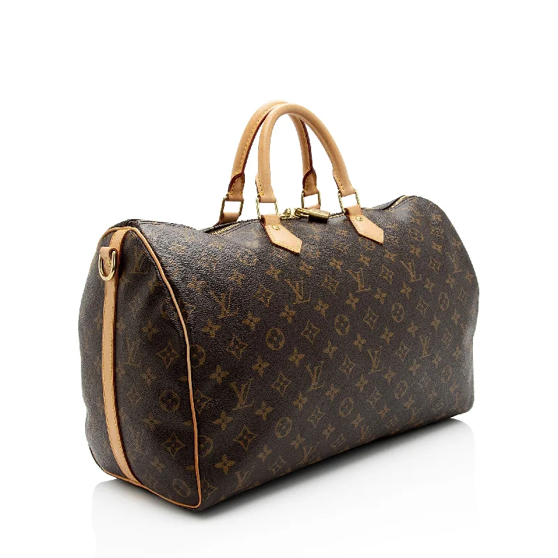 Louis Vuitton Monogram Canvas Speedy Bandouliere 40 Satchel (sorosO)