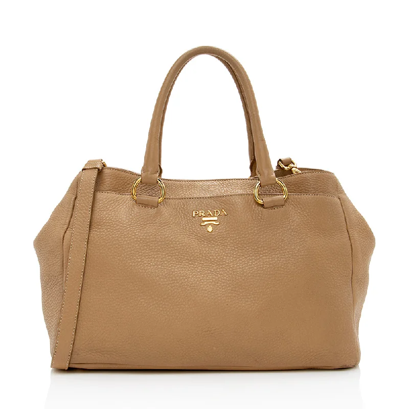 Prada Vitello Daino Leather Tote 17075