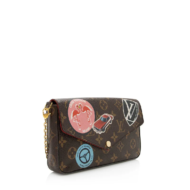 Louis Vuitton Monogram Canvas World Tour Felicie Pochette (21402)