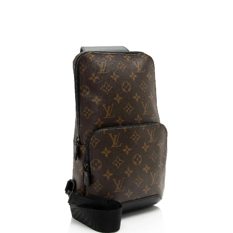 Louis Vuitton Monogram Canvas Macassar Avenue Sling Bag (FunEzl)