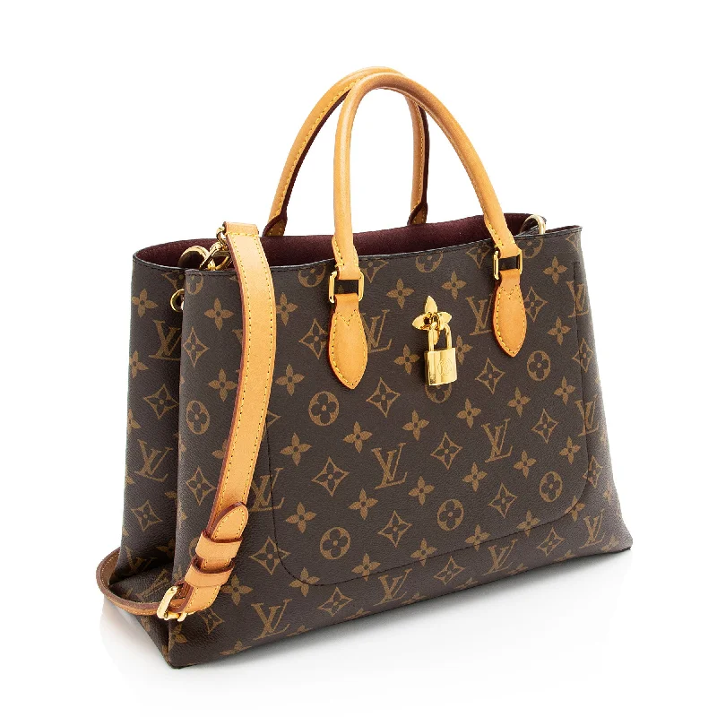 Louis Vuitton Monogram Canvas Flower Tote (SklG5A)