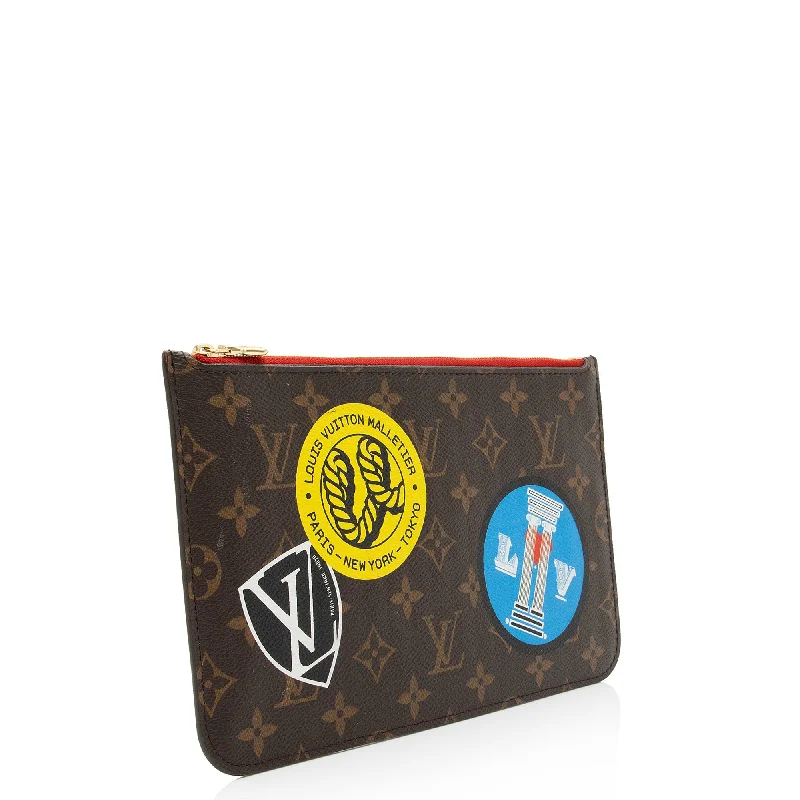 Louis Vuitton Monogram Canvas World Tour Pochette (23069)