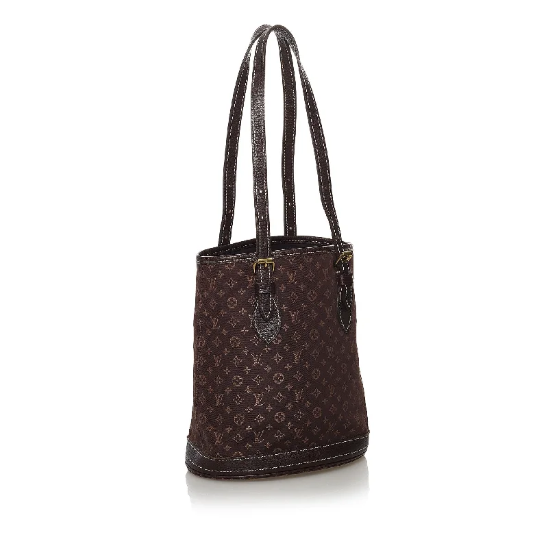 Louis Vuitton Monogram Mini Lin Bucket PM (32546)