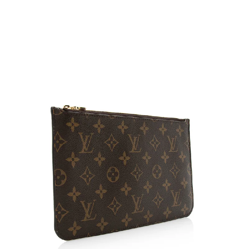 Louis Vuitton Monogram Canvas Neverfull MM Pochette (21713)