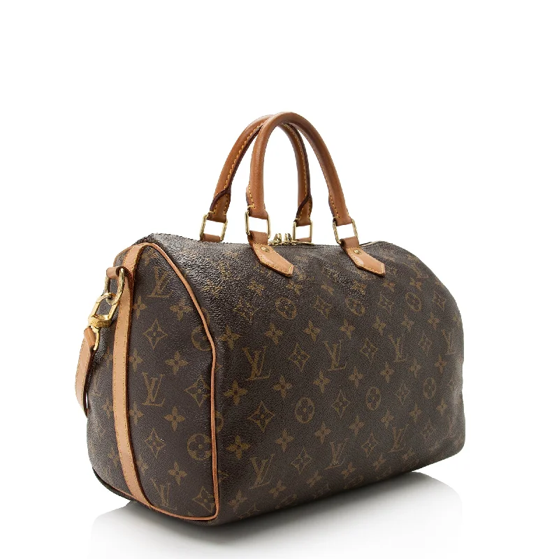 Louis Vuitton Monogram Canvas Speedy Bandouliere 30 Satchel (22714)