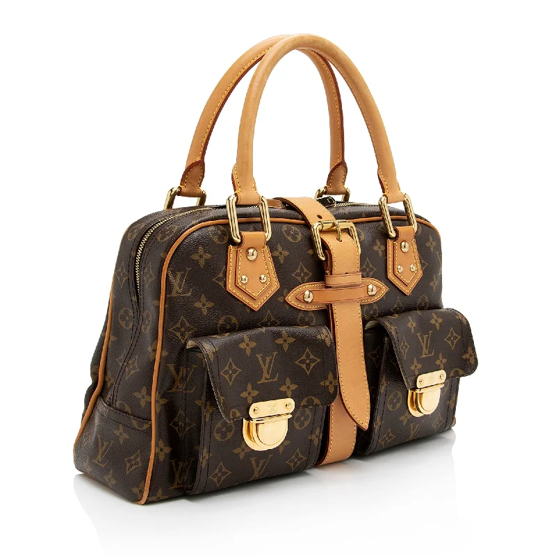 Louis Vuitton Monogram Canvas Manhattan GM Satchel (23297)