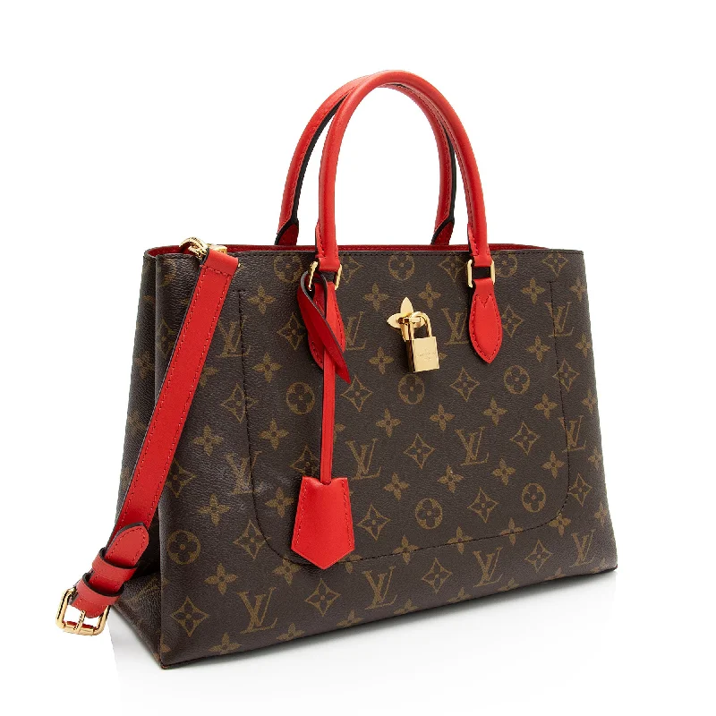 Louis Vuitton Monogram Canvas Flower Tote (1ANJLu)