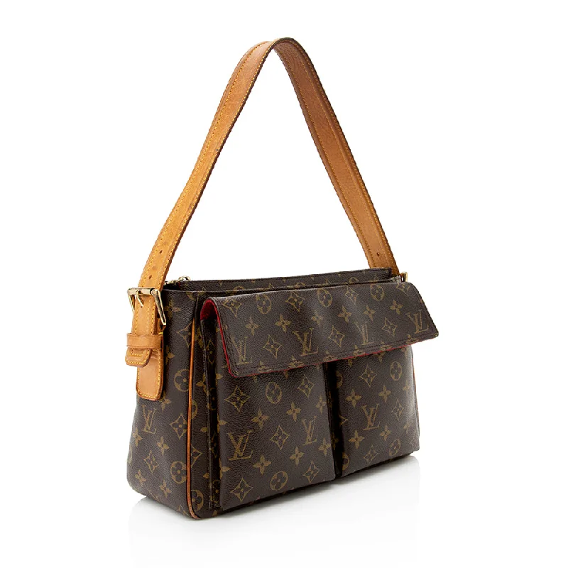 Louis Vuitton Monogram Canvas Viva Cite GM Shoulder Bag (20552)