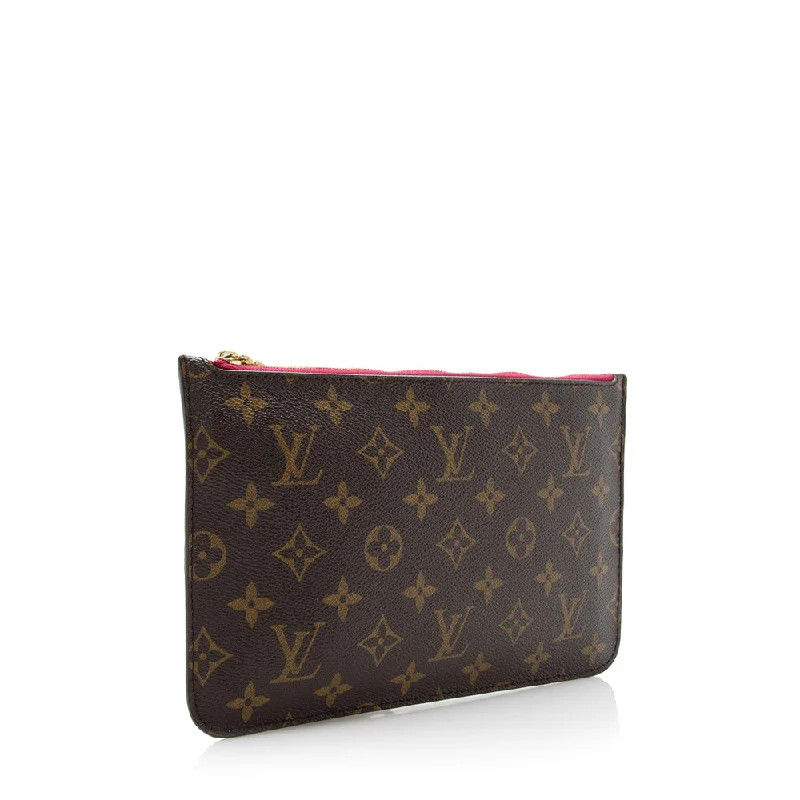 Louis Vuitton Monogram Canvas Neverfull MM Pochette (17337)