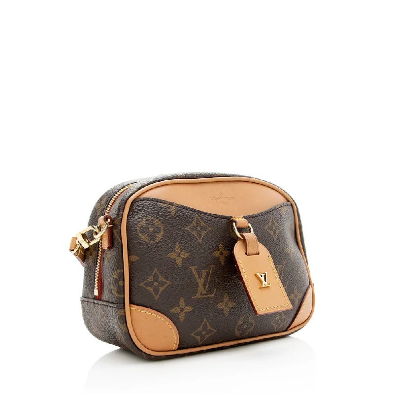 Louis Vuitton Monogram Canvas Deauville Mini Shoulder Bag (20470)