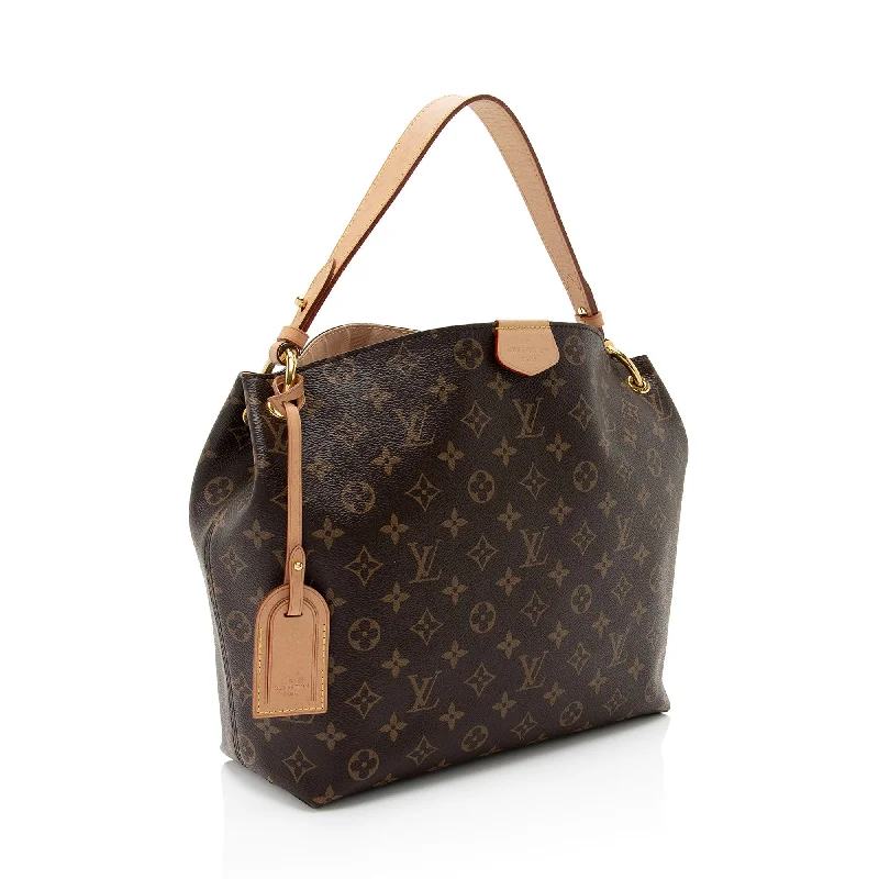 Louis Vuitton Monogram Canvas Graceful PM Hobo (3sCpYD)