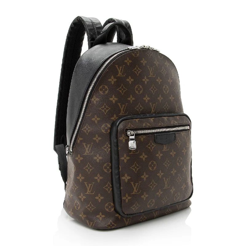 Louis Vuitton Monogram Canvas Macassar Josh Backpack (22161)