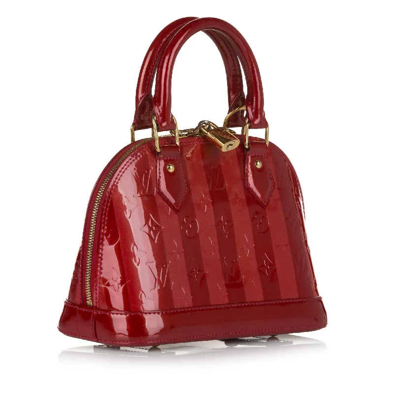 Louis Vuitton Vernis Rayures Alma BB 35013)