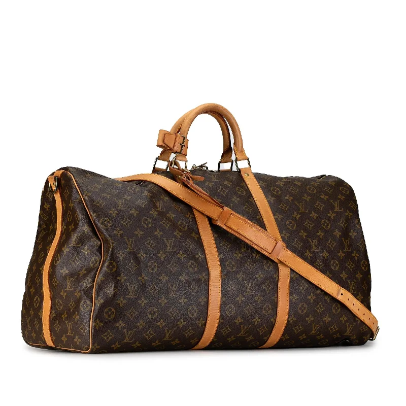 Louis Vuitton Monogram Keepall Bandouliere 60 (NLE5O5)