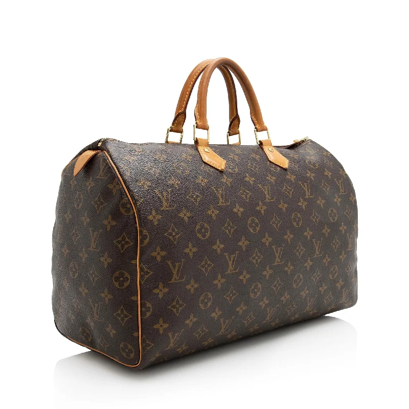 Louis Vuitton Monogram Canvas Speedy 40 Satchel (22780)