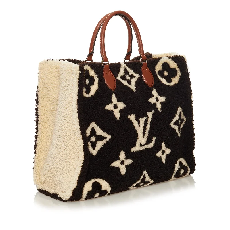 Louis Vuitton Monogram Giant Shearling Teddy Onthego GM 35056)