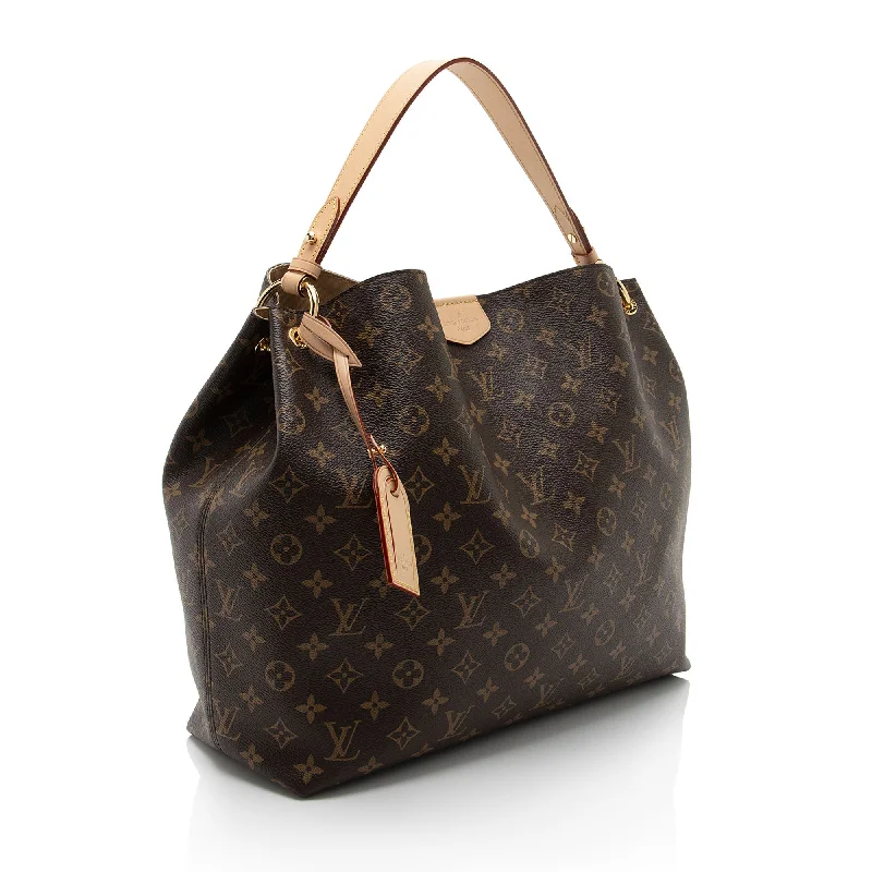 Louis Vuitton Monogram Canvas Graceful MM Hobo (1qwA9E)