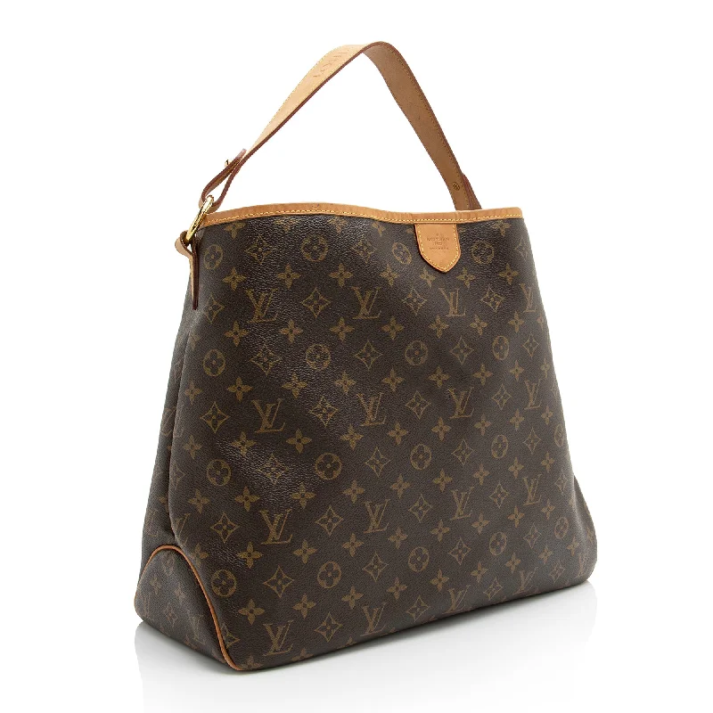 Louis Vuitton Monogram Canvas Delightful MM Shoulder Bag (23428)