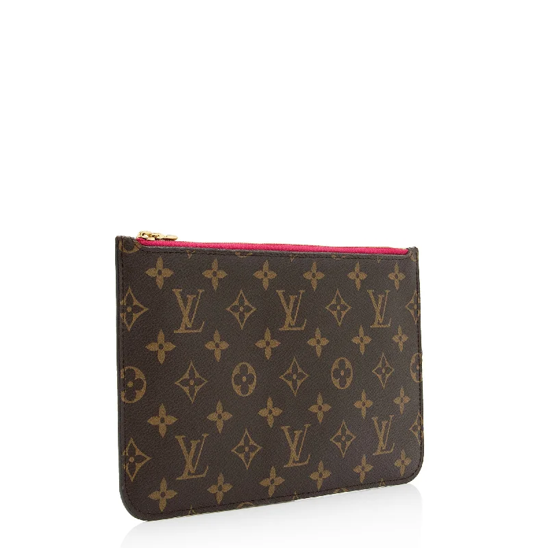 Louis Vuitton Monogram Canvas Neverfull MM Pochette (QUBONp)