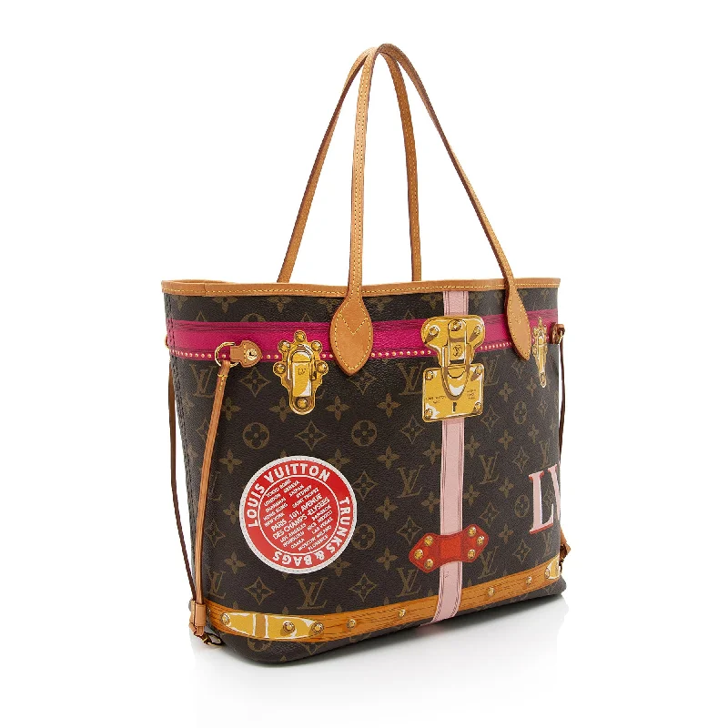 Louis Vuitton Monogram Canvas Summer Trunk Neverfull MM Tote (pNZbIg)