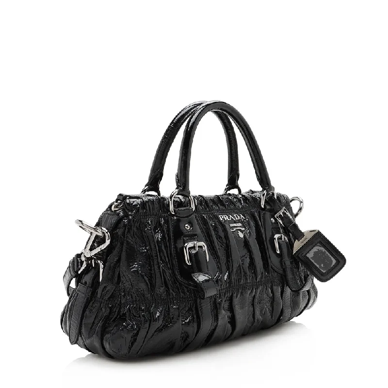 Prada Vernice Gaufre Satchel - FINAL SALE 13188