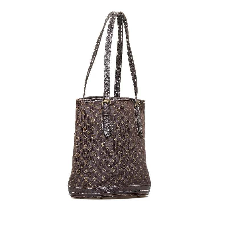 Louis Vuitton Monogram Mini Lin Bucket PM (KJWAcV)