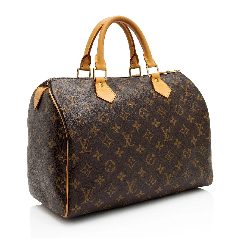 Louis Vuitton Monogram Canvas Speedy 30 Satchel (CH3OjS)