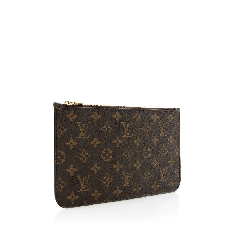 Louis Vuitton Monogram Canvas Neverfull MM Pochette (19482)