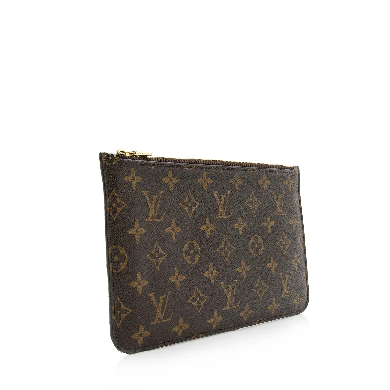 Louis Vuitton Monogram Canvas Neverfull MM Pochette (23815)