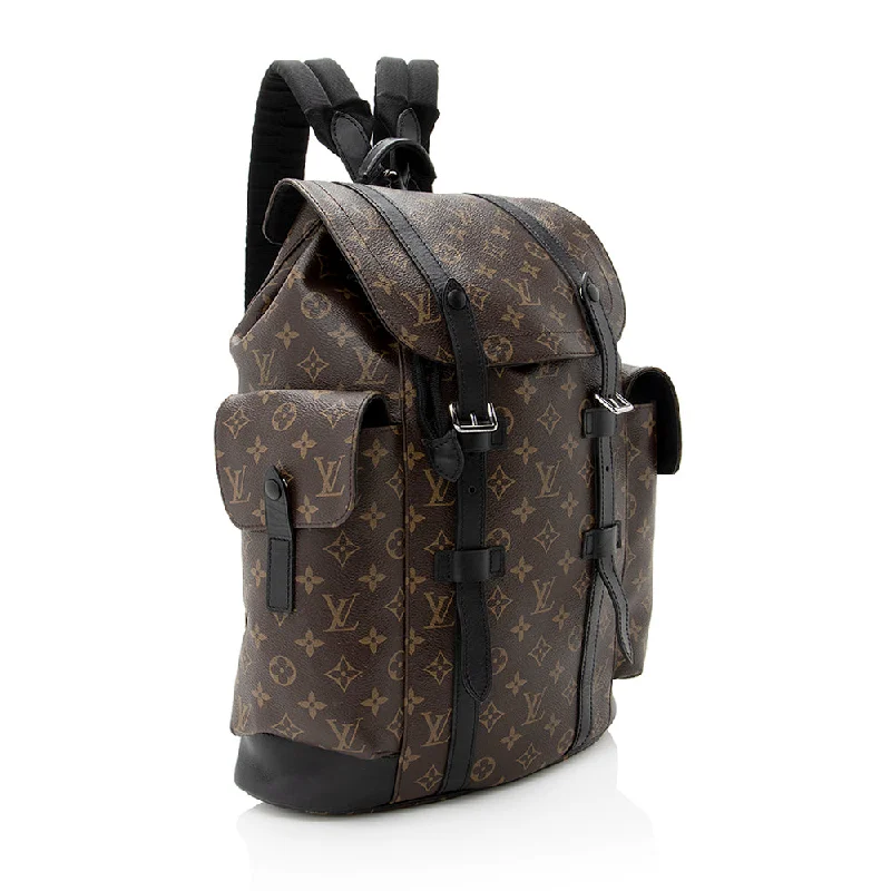 Louis Vuitton Monogram Canvas Macassar Christopher PM Backpack (21859)