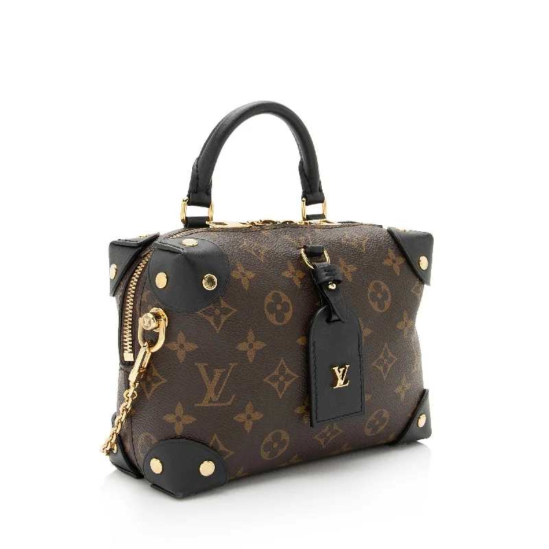 Louis Vuitton Monogram Canvas Petite Malle Souple Satchel (PE9Wsi)