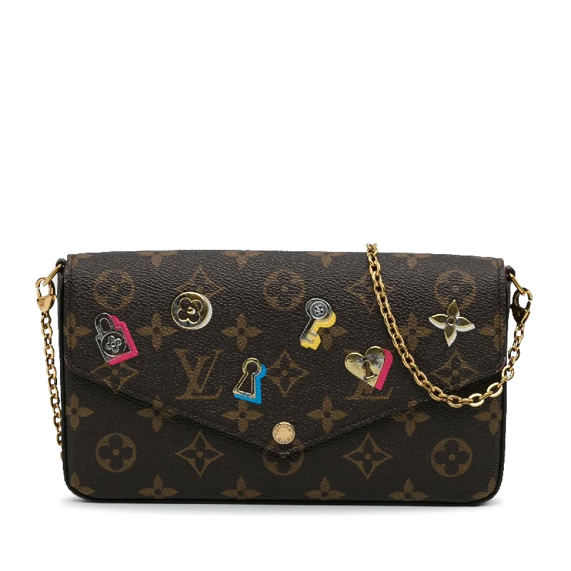 Louis Vuitton Monogram Love Lock Pochette Felicie (iYskzT)