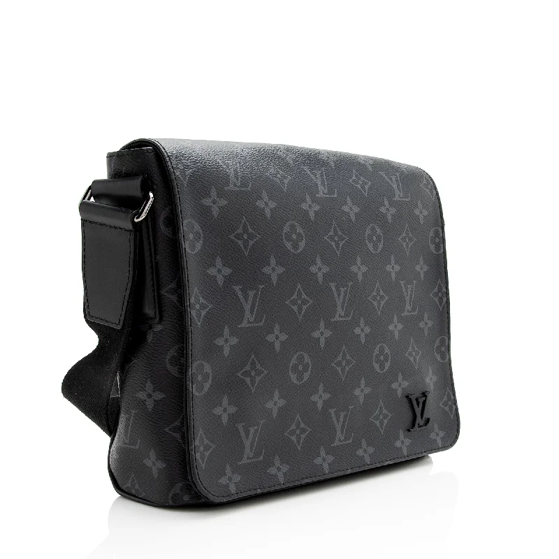 Louis Vuitton Monogram Canvas Eclipse District PM Messenger Bag (22859)