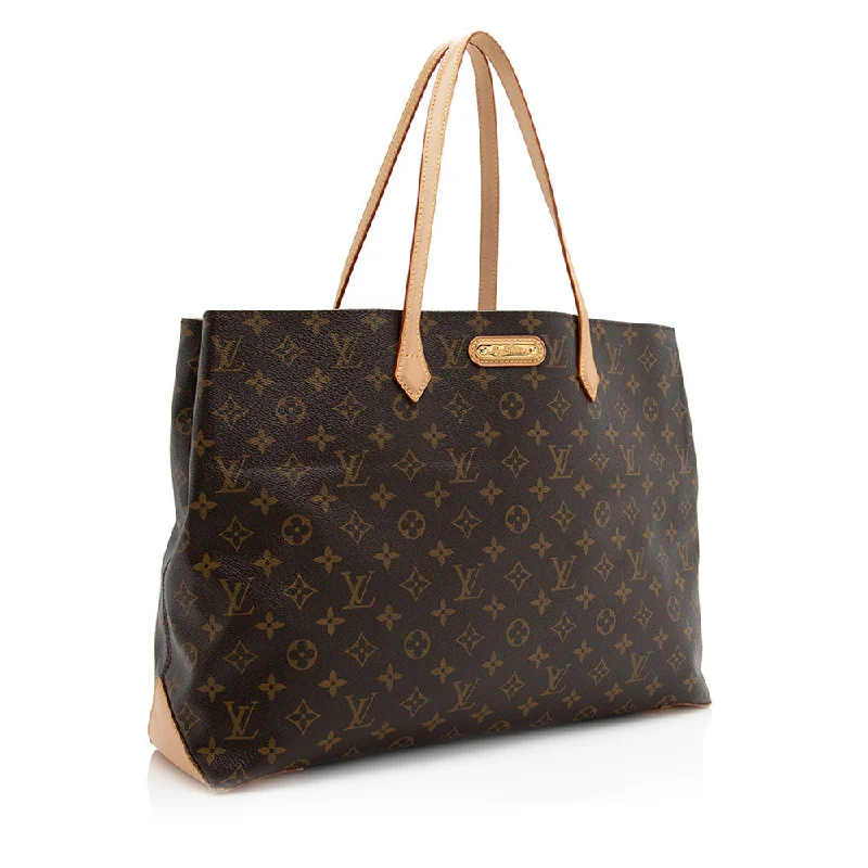 Louis Vuitton Monogram Canvas Wilshire GM Tote (20784)